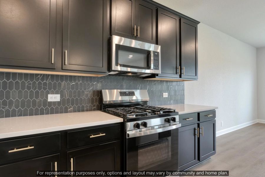 Furnished interior view inside a new home in The Wilder, Adkins (Image 8).