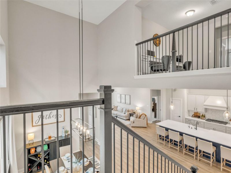 Staircase to second floor Staircase to second floor