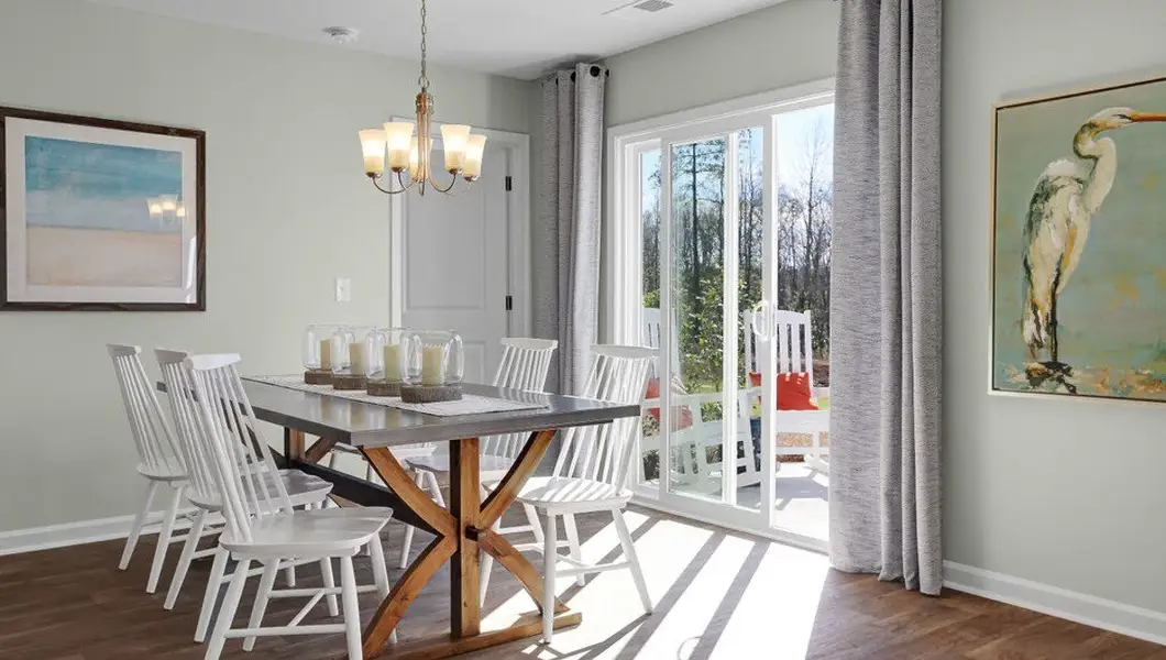 Furnished interior view inside a new home in Holly Oaks, Statesboro (Image 8).