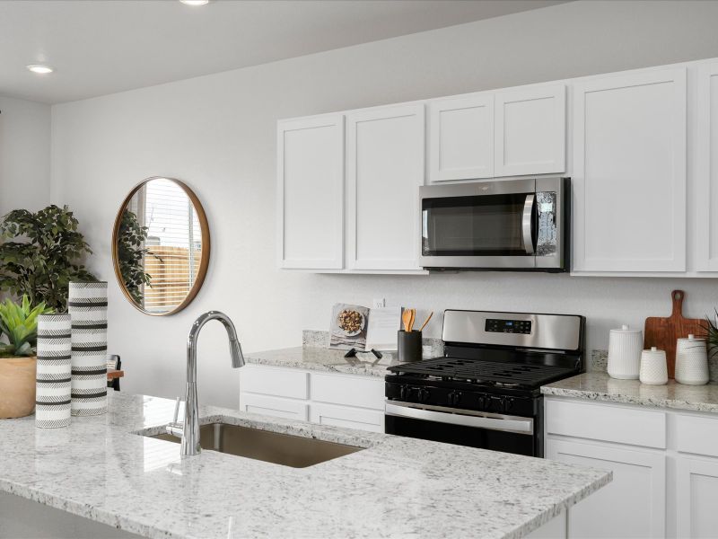 The Timberline floorplan interior image taken at a Meritage Homes community in Colorado Springs, CO.