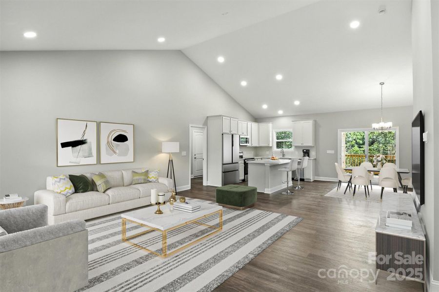 Furnished interior view inside a new home in , Hickory (Image 15). Furnished interior view inside a new home in , Hickory (Image 15).