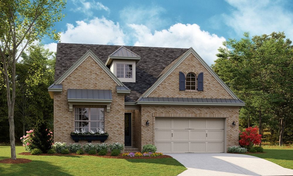 Representative exterior photo of a completed home built from the Balboa by Classica Homes in Weddington Grove, Weddington, NC (Image 29).