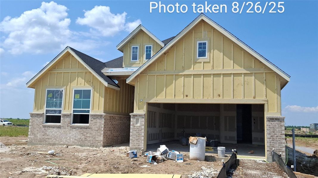 Home progress as of 09/2025.