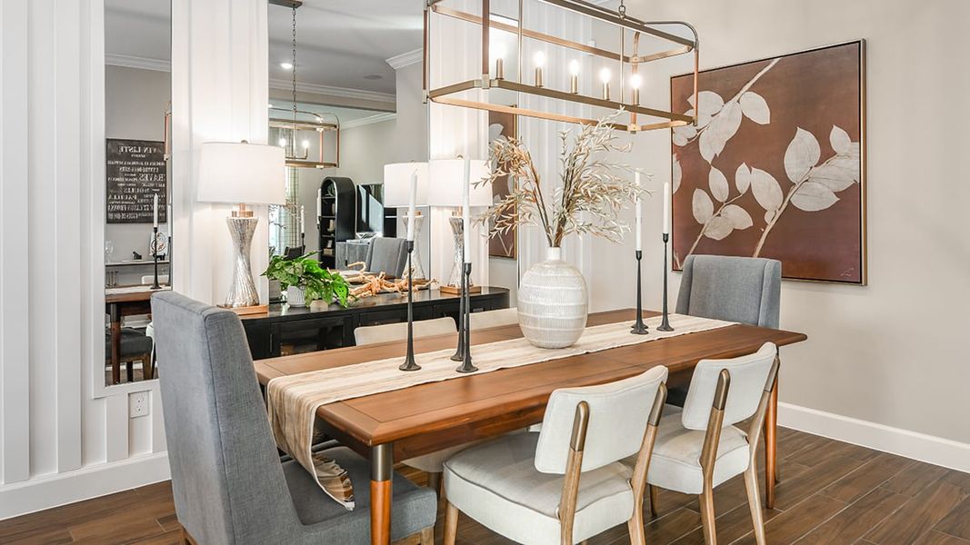 Representative furnished interior of a home built from the Lazio by Taylor Morrison in Esplanade at McKinnon Groves, Winter Garden (Image 9).