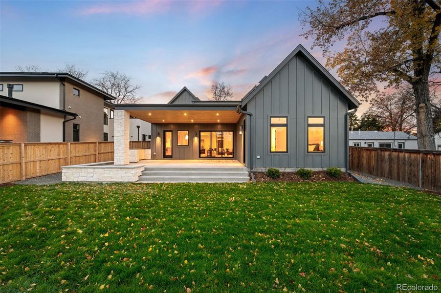 Exterior details and patio area of a home in , Denver (Image 29).