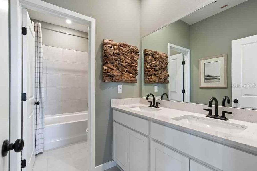 Furnished interior view inside a new home in , Palm Coast (Image 20).