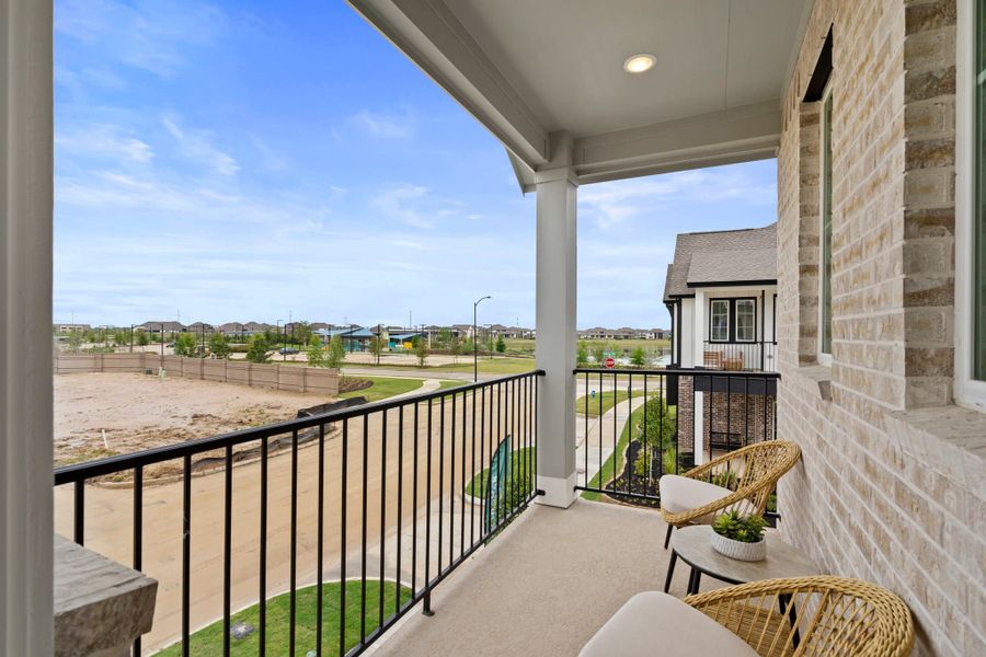 Exterior details and patio area of a home in Bridgeland, Cypress (Image 3). Exterior details and patio area of a home in Bridgeland, Cypress (Image 3).