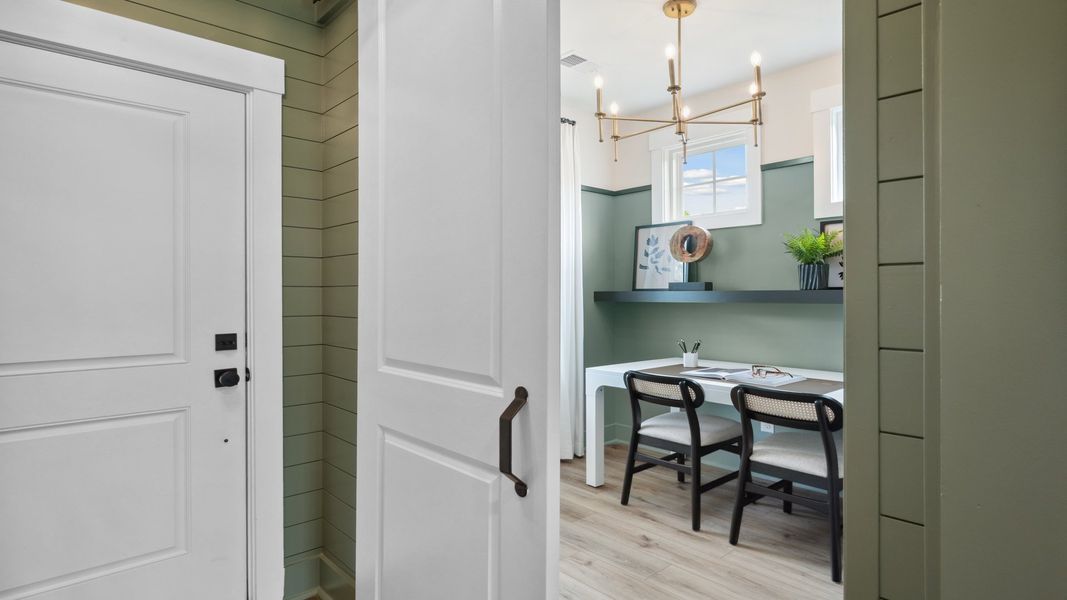 Representative furnished interior of a home built from the St. Helena by DRB Homes in Creekside at Andrews, Summerville (Image 15).