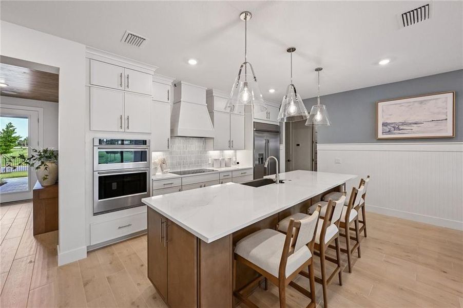 Furnished interior view inside a new home in Traditions of Braselton, Jefferson (Image 5).