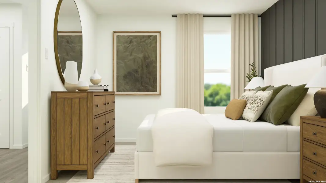Furnished interior view inside a new home in Windridge, Kerrville (Image 28).