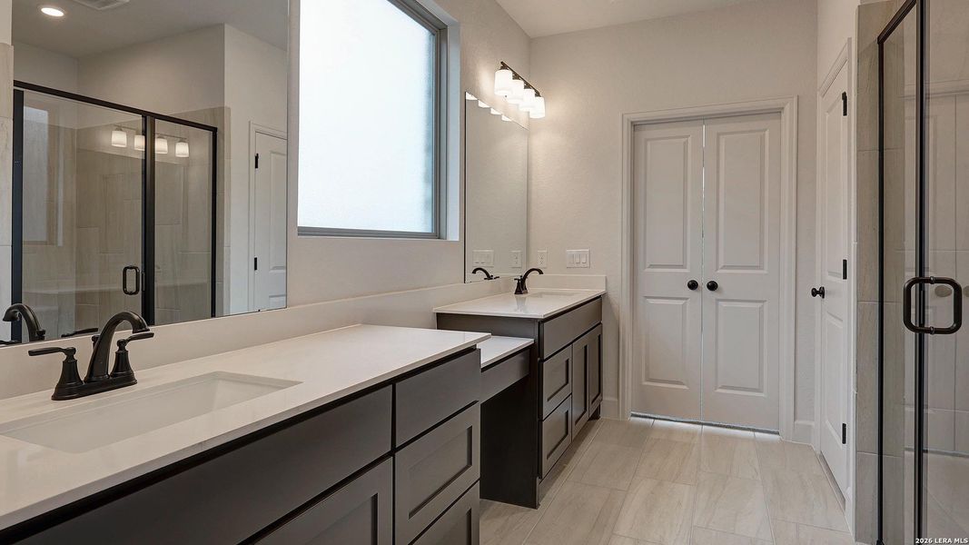 Furnished interior view inside a new home in Ladera, San Antonio (Image 11).