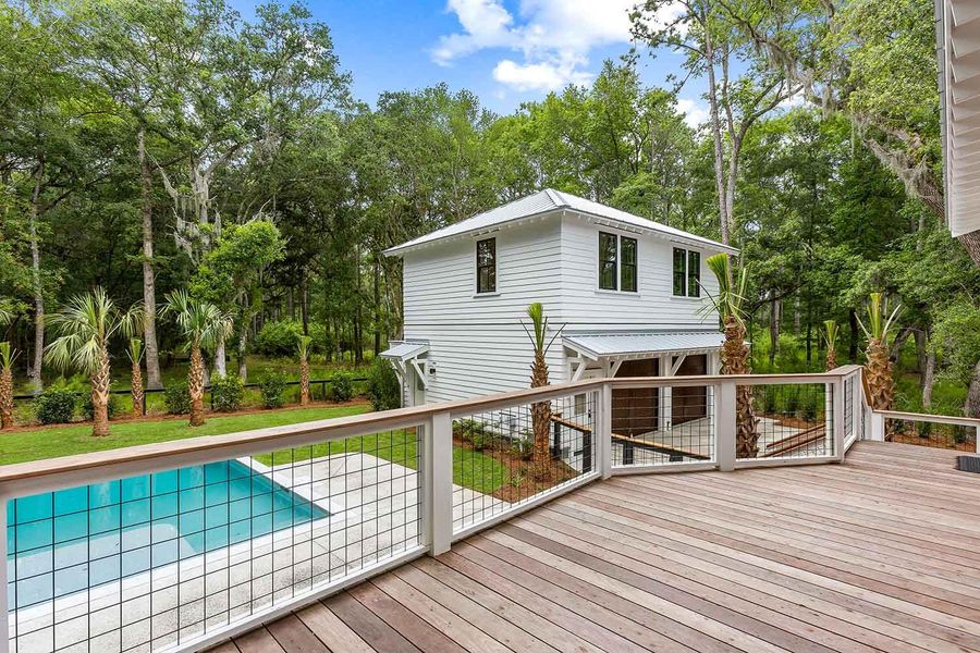Front exterior of a new home in , Johns Island, SC, highlighting curb appeal (Image 34).