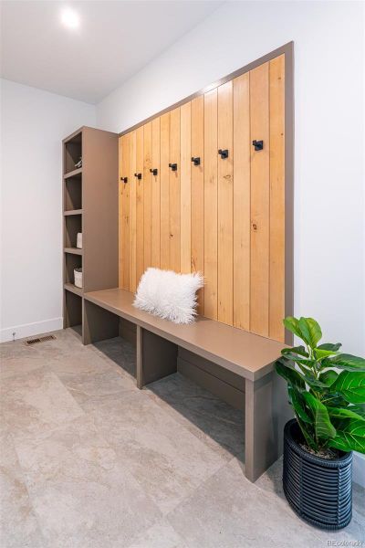 Garage entry Garage entry