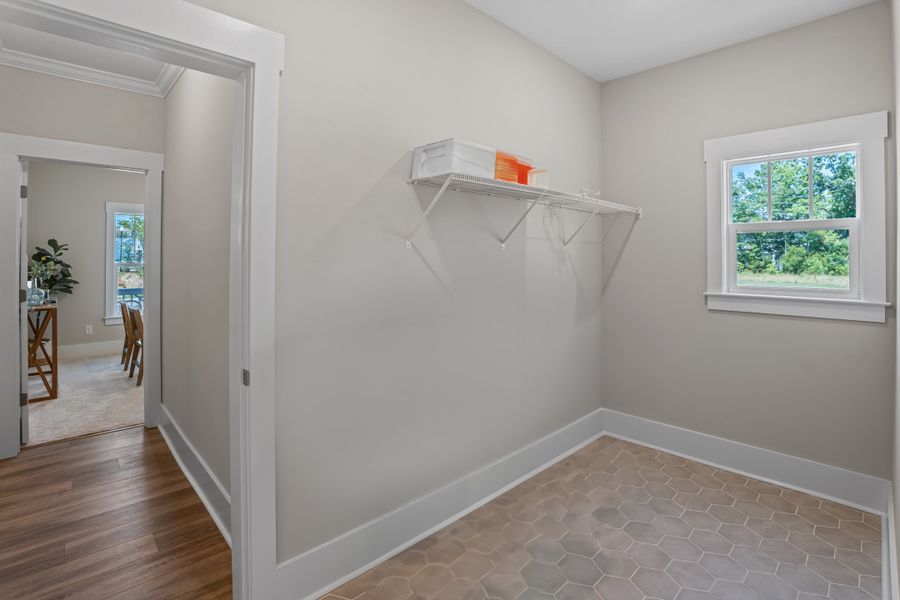 Representative unfurnished interior of a home built from the Scout by Bill Clark Homes in Sidbury Landing, Wilmington (Image 23).