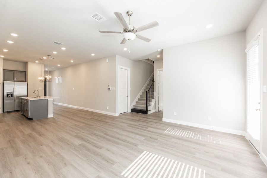 Spacious, unfurnished interior of a new home in Dunvale Village - Patio Home Collection, Houston (Image 21). Spacious, unfurnished interior of a new home in Dunvale Village - Patio Home Collection, Houston (Image 21).