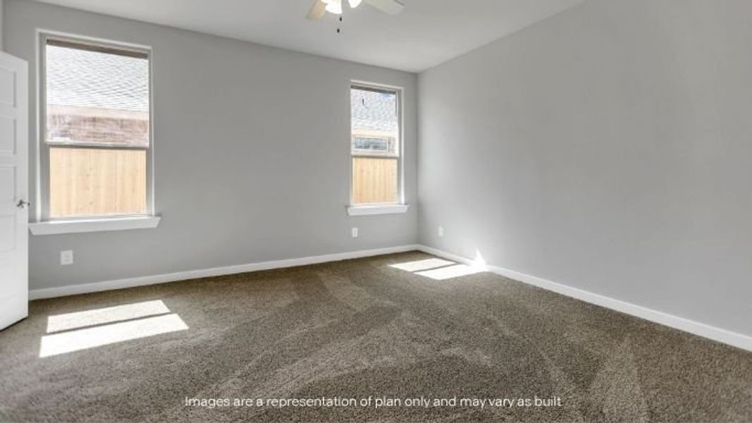Representative unfurnished interior of a home built from the June by D.R. Horton in Homestead at Parks Bell Ranch, Odessa (Image 14).