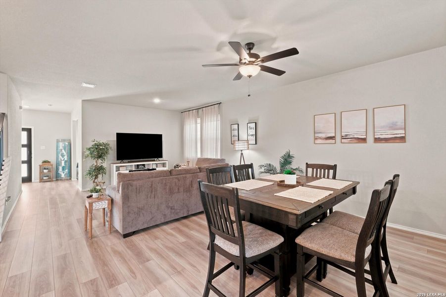 Furnished interior view inside a new home in Horizon Pointe, Converse (Image 26).