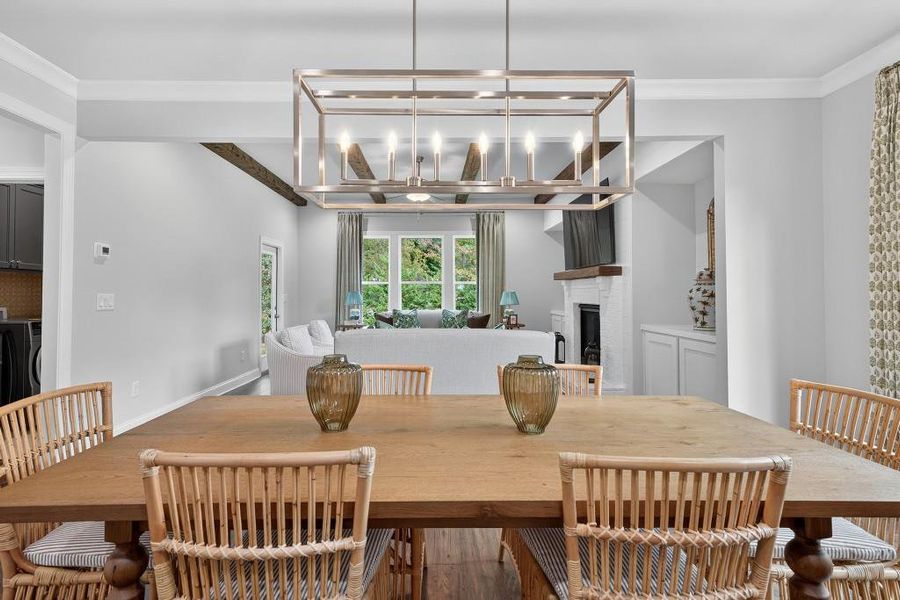 Furnished interior view inside a new home in Hemingway, Flowery Branch (Image 27).