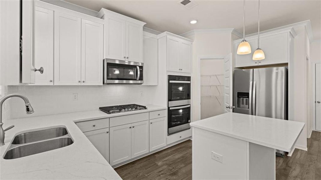 Furnished interior view inside a new home in Wildwood, Covington (Image 5). Furnished interior view inside a new home in Wildwood, Covington (Image 5).