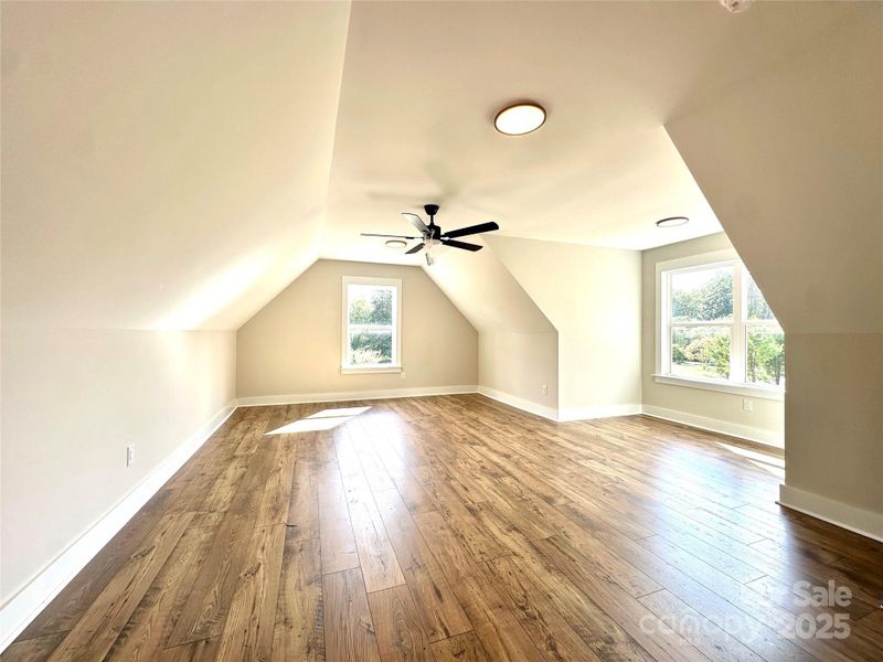 Finished Bonus over Garage