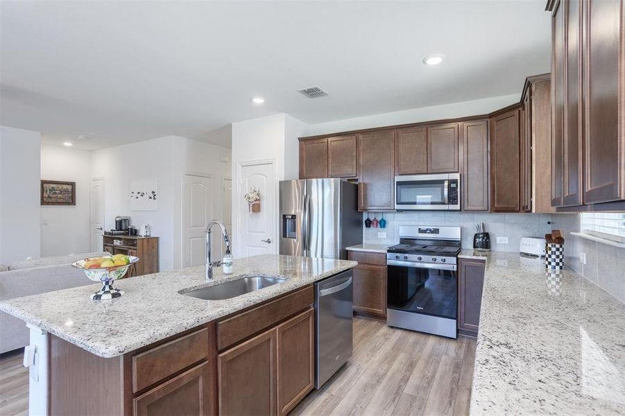Furnished interior view inside a new home in , Anna (Image 4). Furnished interior view inside a new home in , Anna (Image 4).