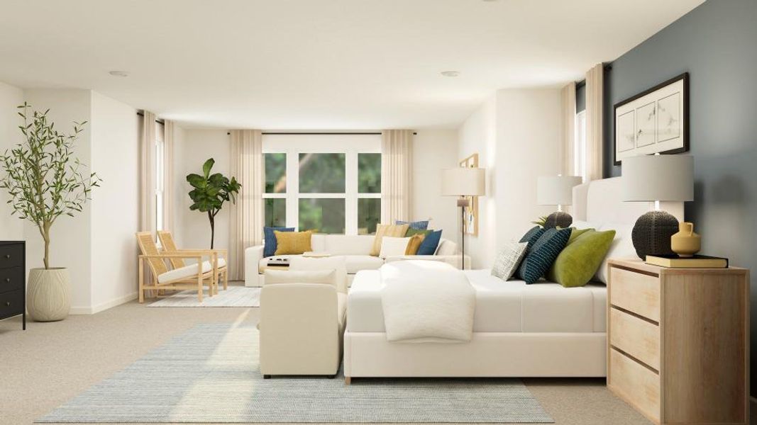 Furnished interior view inside a new home in Deer Valley, Canton (Image 21).