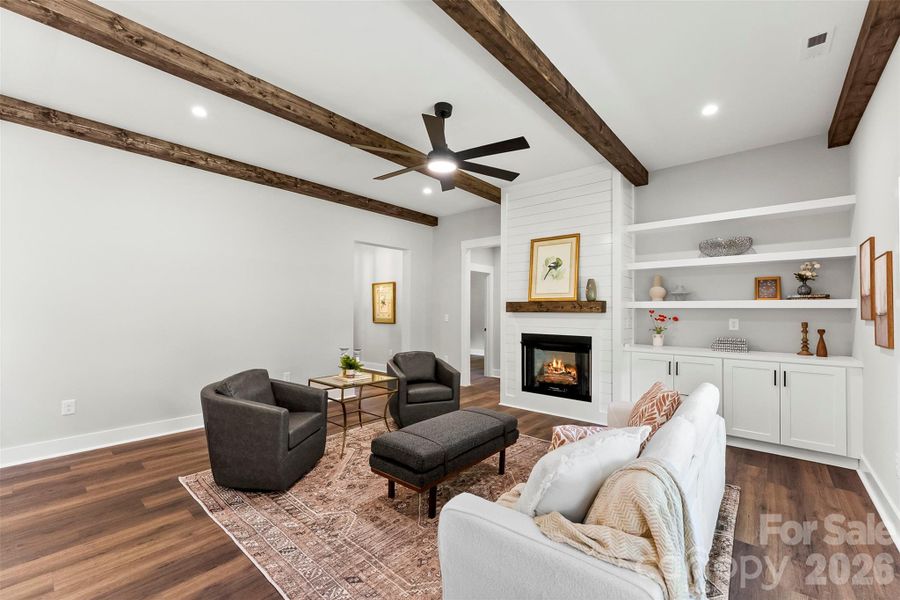 Furnished interior view inside a new home in , York (Image 6).