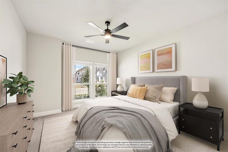 Furnished interior view inside a new home in Timberbrook 3B-4A, Justin (Image 8).