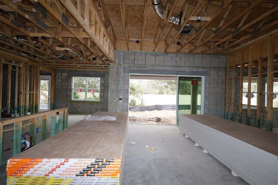 In-progress construction of a new home in Hawk's Overlook, Oviedo, FL (Image 13).