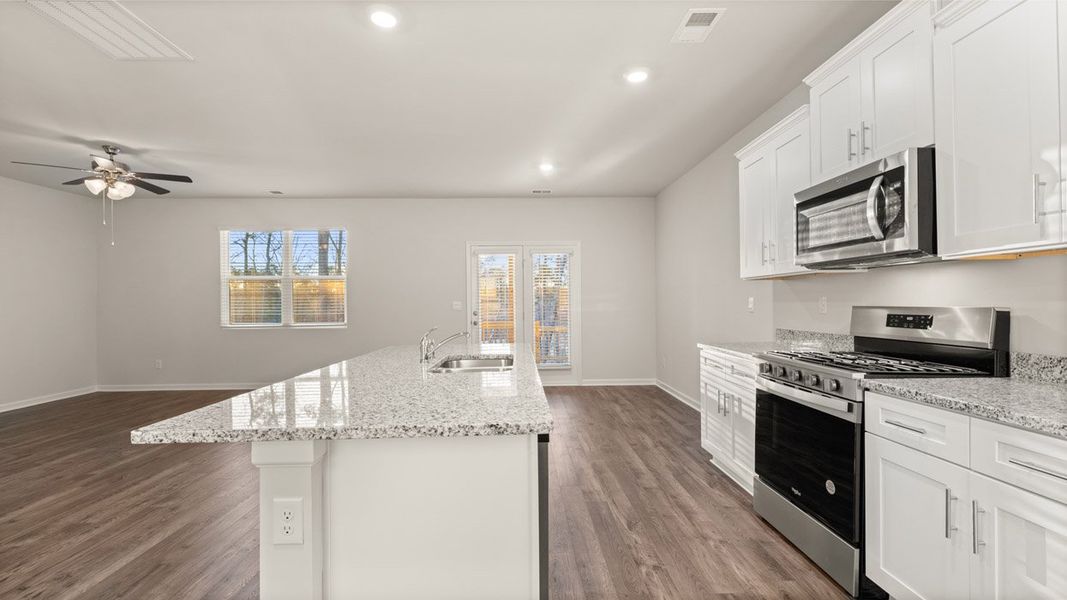 Furnished interior view inside a new home in Southwind Village, Evans (Image 10).