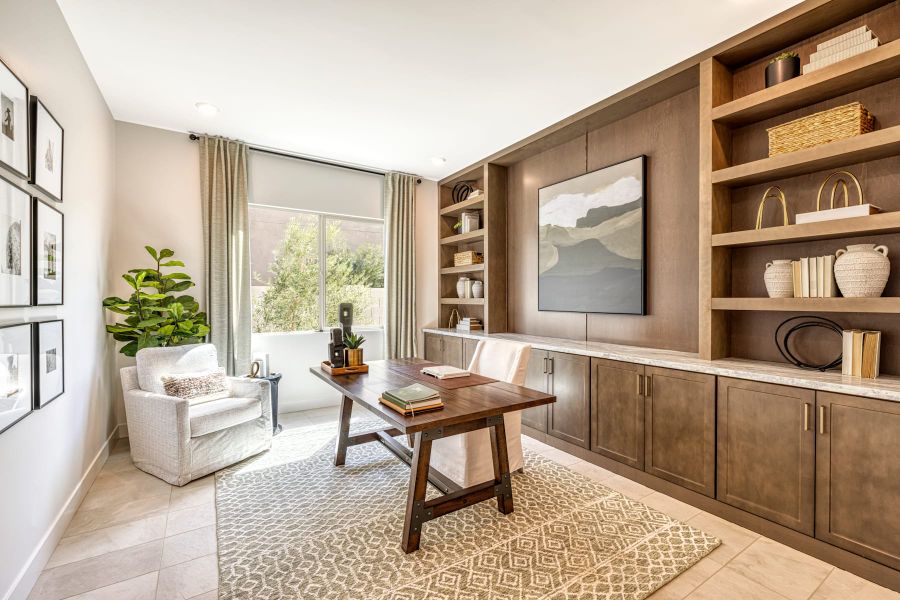 Representative furnished interior of a home built from the Ventana Plan 4507 by Tri Pointe Homes in Soleo, San Tan Valley (Image 8).