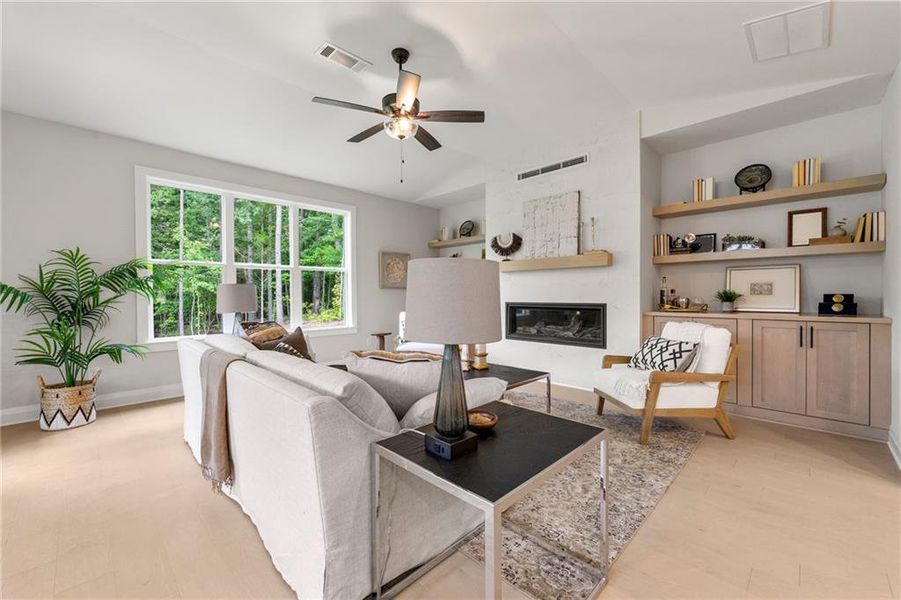 Furnished interior view inside a new home in , Canton (Image 11).