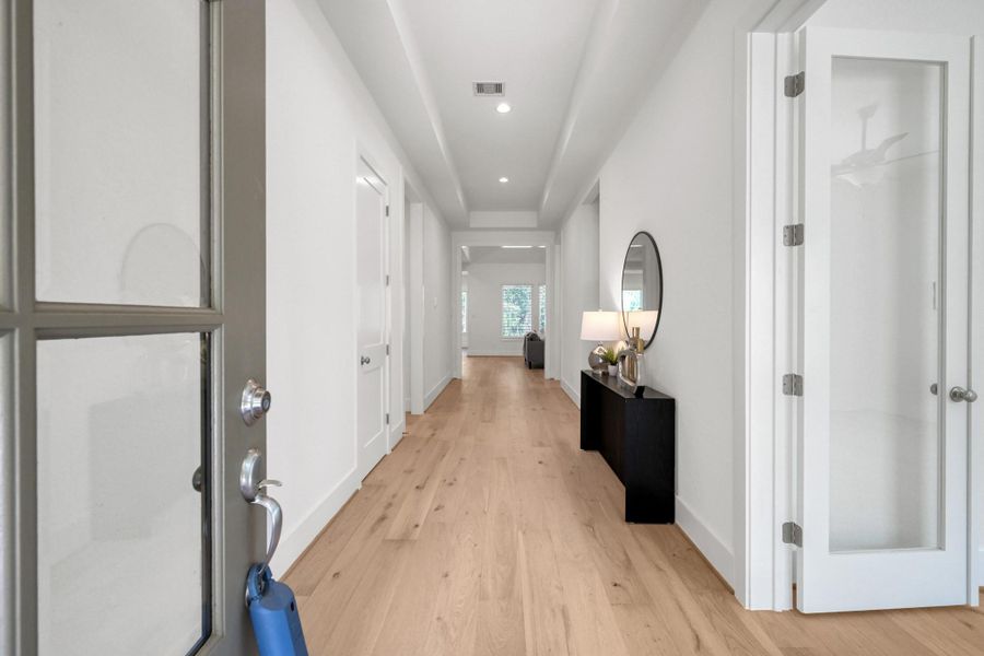 Furnished interior view inside a new home in The Cedars, Plantersville (Image 15).