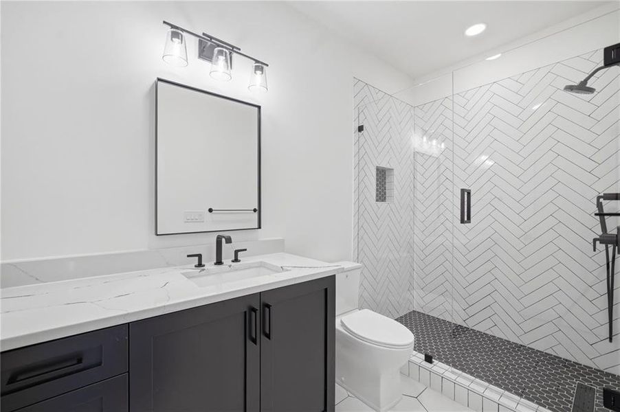 Furnished interior view inside a new home in , Roswell (Image 36).