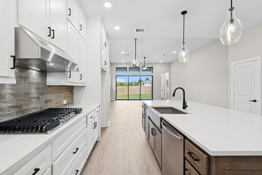 Furnished interior view inside a new home in Colton 45' Homesites, Todd Mission (Image 8).