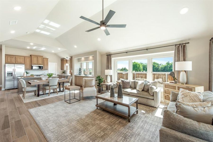 Furnished interior view inside a new home in West Crossing, Anna (Image 26). Furnished interior view inside a new home in West Crossing, Anna (Image 26).