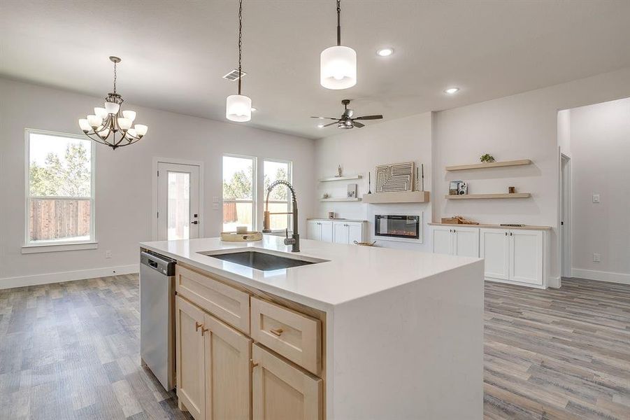 Furnished interior view inside a new home in , Granbury (Image 10). Furnished interior view inside a new home in , Granbury (Image 10).