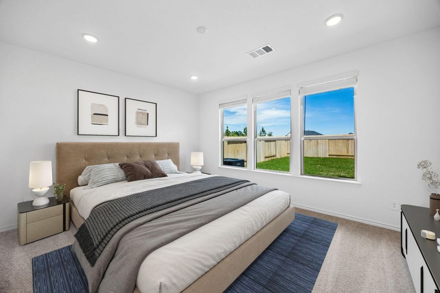 Furnished interior view inside a new home in Montgomery Bend, Montgomery (Image 13).