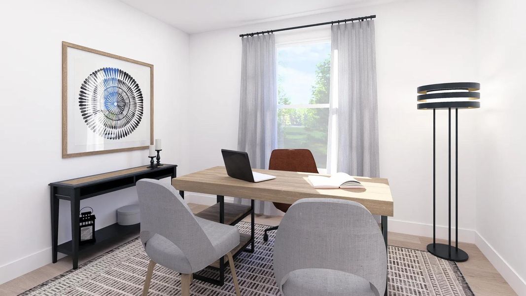 Furnished interior view inside a new home in Everly - 45', Hockley (Image 3). Furnished interior view inside a new home in Everly - 45', Hockley (Image 3).