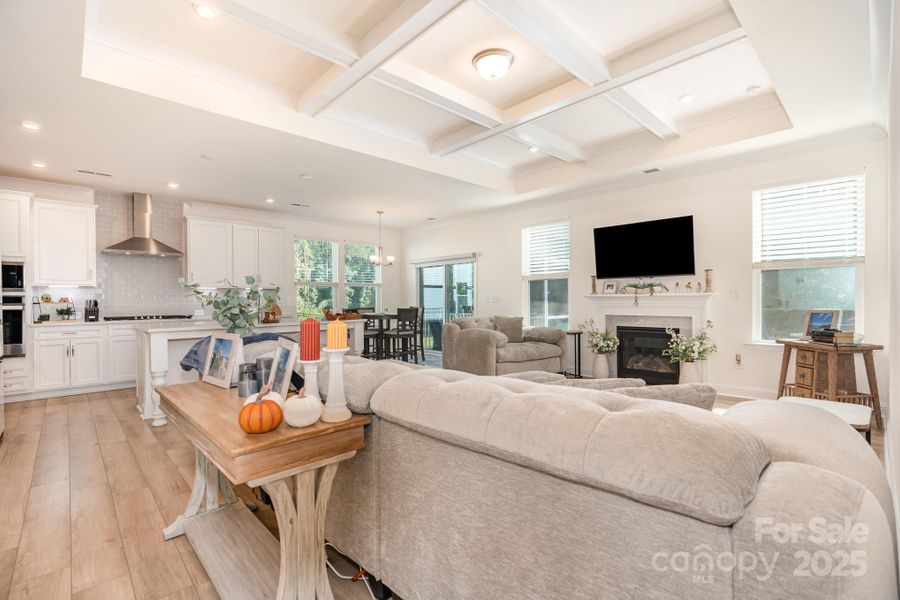 Furnished interior view inside a new home in , Clover (Image 29).