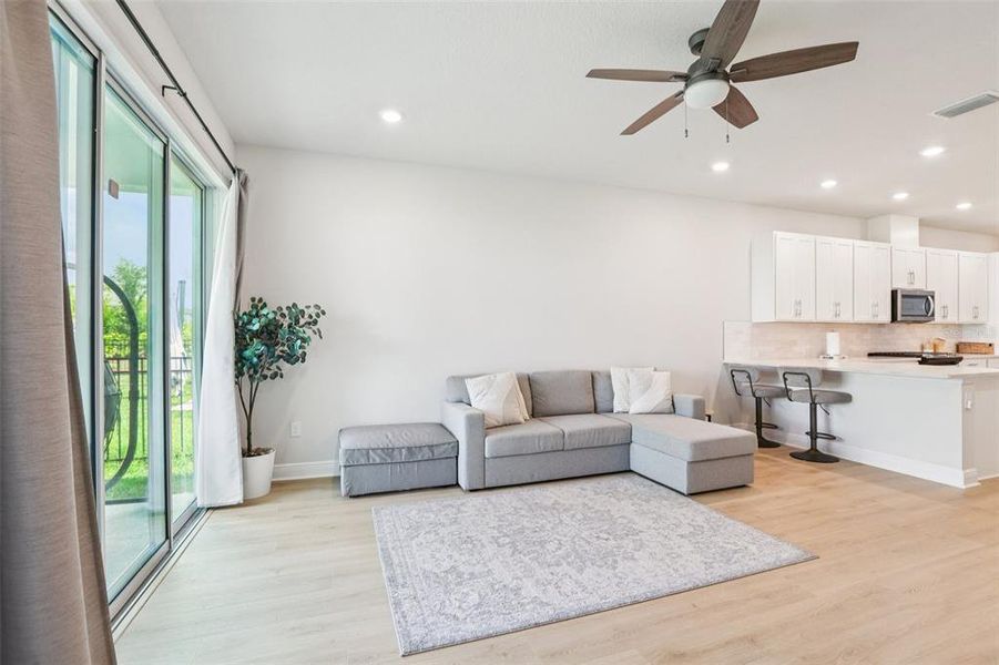 Furnished interior view inside a new home in Waterset Garden Series, Apollo Beach (Image 14).