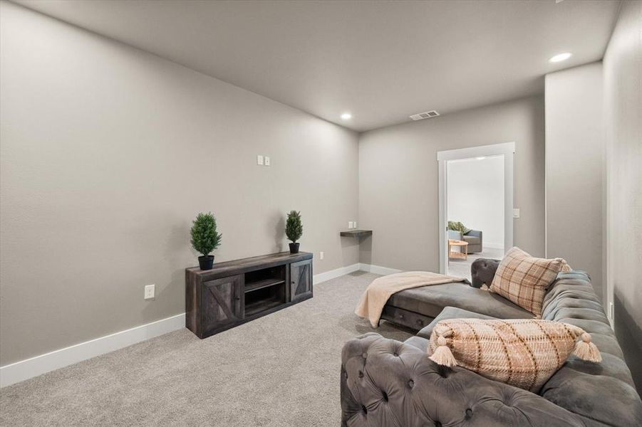 Furnished interior view inside a new home in , Red Oak (Image 9). Furnished interior view inside a new home in , Red Oak (Image 9).