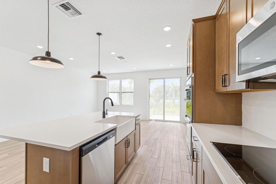 Furnished interior view inside a new home in Salerno Reserve Townhomes, Stuart (Image 10).