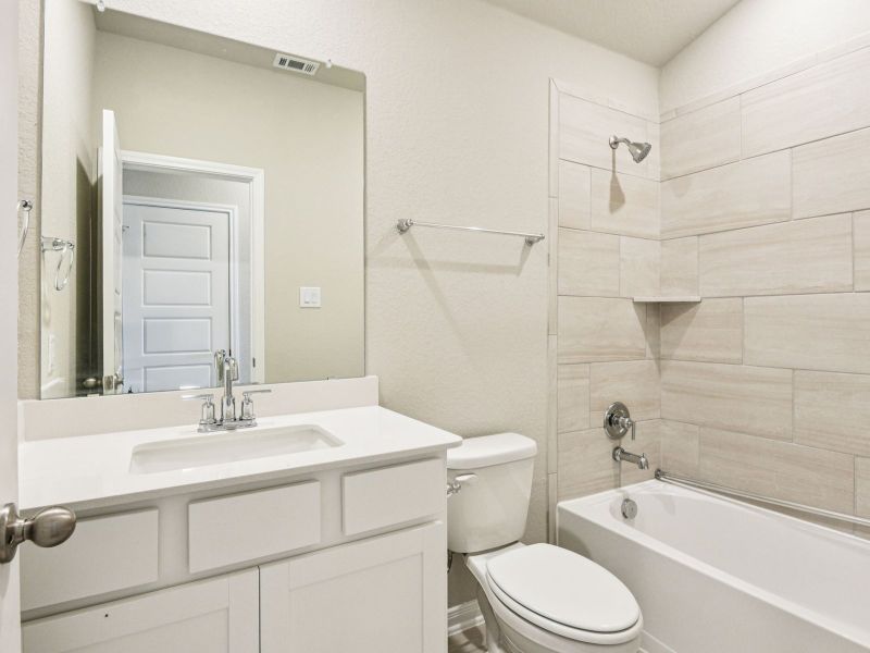 Furnished interior view inside a new home in Comanche Ridge, San Antonio (Image 8).