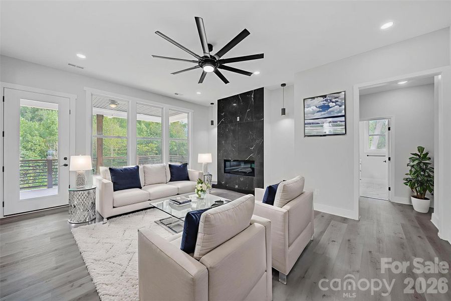 Furnished interior view inside a new home in , Kannapolis (Image 12).