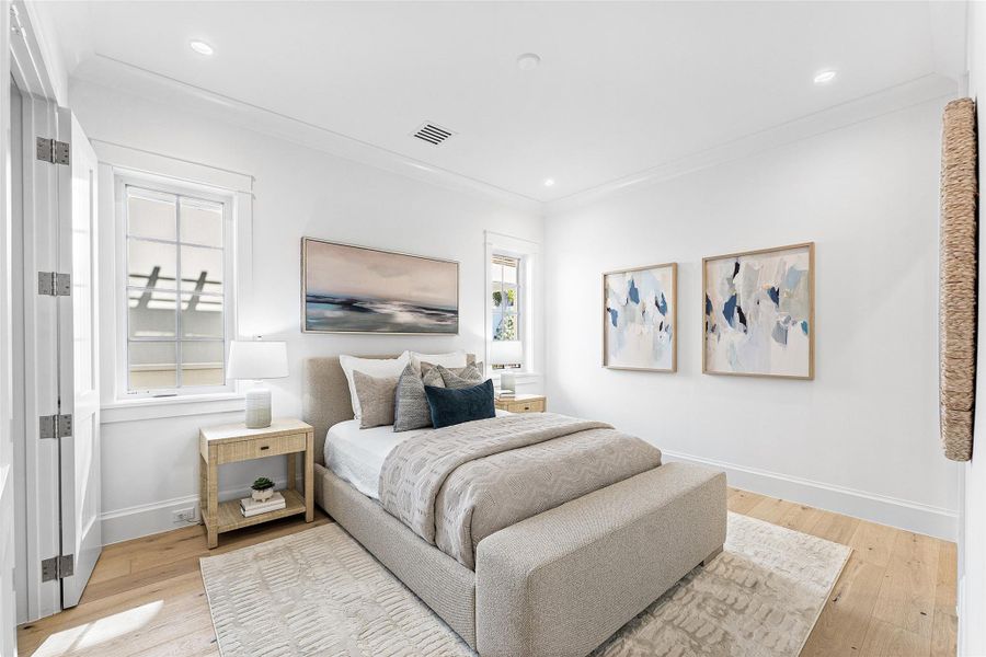 Furnished interior view inside a new home in , Delray Beach (Image 15). Furnished interior view inside a new home in , Delray Beach (Image 15).