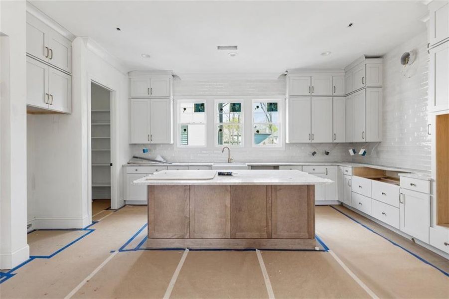 In-progress construction of a new home in , Alpharetta, GA (Image 29).