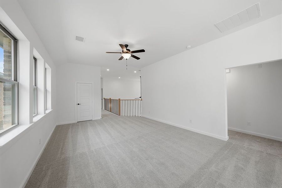 Spacious, unfurnished interior of a new home in Light Farms Brenham - 40' Lots, Celina (Image 30).