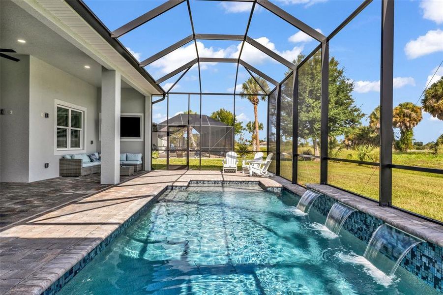 Exterior details and patio area of a home in , Rotonda West (Image 26).