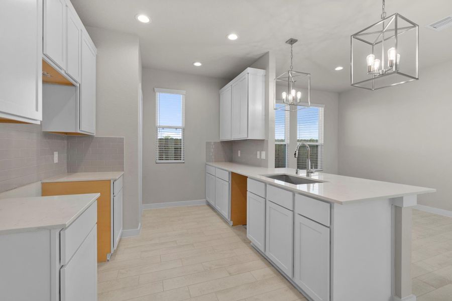 Furnished interior view inside a new home in , Houston (Image 11).